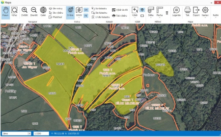 Katastr LPIS ortofoto